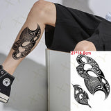 Lianfudai Black Raven Temporary Waterproof Tattoos Sticker Harajuku Henna Tattoo Women  Animal Tattoo Crow Temporary Tatoo Men Hb850