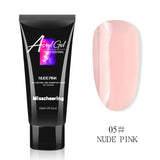 Lianfudai 15ml Extension Poly Nail Gel Jelly Arcylic Building UV Gel Tranparent Pink Nail Polish Semi Permanent Varnish Manicure Polygels