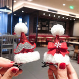 Lianfudai Kawaii Hair Clips Christmas Headbands Hair Accessories for Girls Christmas Decoration Sipplies New Year 2025 Party Accessories