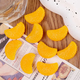 Lianfudai 1/5pcs Cute Simulation Tangerine Hair Clips Grip Girl Creative Bobby Pin Fashion Mini Cartoon Orange Brooch Headwear Accessories