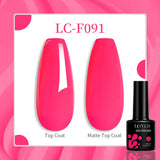 Lianfudai  15ML Quick Nail Extension Gel Glitter Pink Vernis Semi Permanent UV Gel Nail Polish Slip Solution Nail Art Prolong Gel