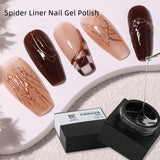 Lianfudai Semi-solid Drawing Gel Glue Magic Mirror Powder Spider Liner Nail Gel Polish Lamp Gel Lacquers Adhensive Glue Gel Manicures