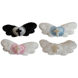 Lianfudai Angel Wing Hair Clip Y2K Heart Barrettes Harajuku Hair Accessories