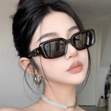 Lianfudai Retro Small Square Sunglasses Women Y2K Style Cat Eye Sunglasses Fashion Colorful Mirror Goggles Men Punk Sports Sun Glasses