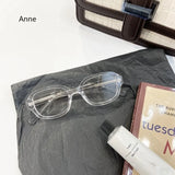 Lianfudai Women Finished Myopia Glasses Vintage Square Frame Blue Light Blocking Minus Eyeglasses Near Sight Eyewear Diopter 0 To -4.0