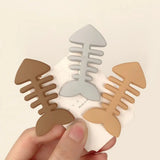 Lianfudai Korean Style Fish Bone Hair Clip Y2k Animal Geometry Hairpin Party Cute Barrettes Hair Ornament Simple Hair Accessories