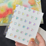 Lianfudai Makeup Face Rhinestones Rhinestones Butterflies Love Hearts Festival Face Jewels Festival Makeup Eye Jewels