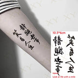 Lianfudai New Waterproof Temporary Tattoo Sticker Body Makeup Flame Finger Tattoos Smiley Black Square Rose Flower Art Flash Fake