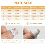 Lianfudai 10Pcs Handmade Manicure Medium Almond Fake Nails New Cute Ballet Limited Nails Press On Nails Design with Adhesive Nail File Set