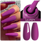 Lianfudai 7ML Neon Nail Gel Polish Summer Color Fluorescent Gel Nails Manicure Semi Permanent UV Gel Soak Off UV LED Nail Art Gel