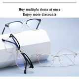 Lianfudai 2024 Photochromic Anti-blue Light Glasses Men Fashion Rectangle Semi Rimless Eyewear For Women Office Computer Goggle