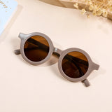 Lianfudai 12 Colors Fashion Cute Round Frame Sunglasses UV400 For Kids Baby Boys Girls Children Lovely Sun Glasses Sun Shade Eyewear