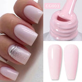 Lianfudai Sweet Spring Summer Color Gel Nail Polish 10ml Light Pink Green Yellow Long Lasting Varnis Semi Permanent For Nails