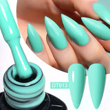 Lianfudai  7ml Dark Nude Rubber Base Gel Nail Polish Semi Permanent UV Gel LED Nail Art Varnish For Nails Manicure DIY Design