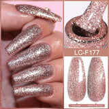 Lianfudai 7ML Jelly Pink Peach Quick Extension Gel Nail Polish Nude Transparent Color Finger Prolong Rubber Base Construction Gel