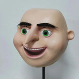 Lianfudai Despicable Me Gru Mask Full Head Mask Halloween Fancy Dress Latex Mask Cosplay Party Props