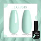 Lianfudai 10ML 5D Solid Pudding Nail Gel Polish Semi Permanent UV Gel Nail Art No-Wipe Gel Nail Polish Liner Emboss Painting Gel