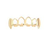 Hip-Hop In Europe America 18K Gold Hollow Tooth Gold-Plated Smooth Hip-HopTeeth Men's Teeth Decoration Fashion Jewelry