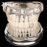 Lianfudai  NEW 2024 Hip Hop Teeth Grillz Men Women Iced Out Hollow Single Heart Tooth Cap Dental Punk Rapper Cap Halloween Cosplay