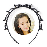 Lianfudai Unisex Alice Hairband Headband Men Women Sports Hair Band Hoop Metal Hoop Double Bangs Hairstyle Hairpin Hair Accessories