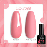 Lianfudai  15ML Quick Nail Extension Gel Glitter Pink Vernis Semi Permanent UV Gel Nail Polish Slip Solution Nail Art Prolong Gel