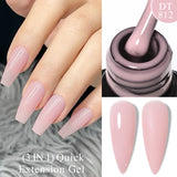 Lianfudai  7ml Dark Nude Rubber Base Gel Nail Polish Semi Permanent UV Gel LED Nail Art Varnish For Nails Manicure DIY Design