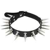 Lianfudai 2024 Black Necklace Vintage Charm Gothic Spike Rivet Collar Pendant Leather Pentagram Harajuku Women Punk Choker Necklace