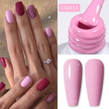 Lianfudai Sweet Spring Summer Color Gel Nail Polish 10ml Light Pink Green Yellow Long Lasting Varnis Semi Permanent For Nails