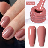 Lianfudai Sweet Spring Summer Color Gel Nail Polish 10ml Light Pink Green Yellow Long Lasting Varnis Semi Permanent For Nails