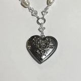 Lianfudai Heart Locket pendant Necklace Phase box