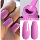 Lianfudai 7ML Jelly Pink Peach Quick Extension Gel Nail Polish Nude Transparent Color Finger Prolong Rubber Base Construction Gel