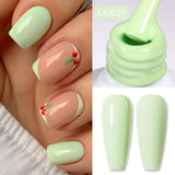 Lianfudai Sweet Spring Summer Color Gel Nail Polish 10ml Light Pink Green Yellow Long Lasting Varnis Semi Permanent For Nails