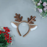 Lianfudai Antler Headband  Attractive Xmas Cute Animal Deer Horn Hair Hoop  Cute Christmas Hair Hoop