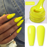 Lianfudai Sweet Spring Summer Color Gel Nail Polish 10ml Light Pink Green Yellow Long Lasting Varnis Semi Permanent For Nails