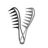 Lianfudai New 1/ 2pcs Wide Tooth Plastic Comb Curly Hair Salon Hairdressing Comb Massage for Hair Styling Tool for Curl Hair