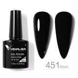 Lianfudai Venalisa Nail Gel Polish Jelly Color HEMA FREE Nude Pink Semi Permanent Soak Off UVLED Gel Nail Polish Sparkle Gel Varnish