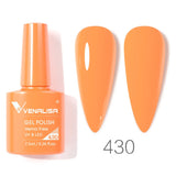 Lianfudai Venalisa Nail Gel Polish Jelly Color HEMA FREE Nude Pink Semi Permanent Soak Off UVLED Gel Nail Polish Sparkle Gel Varnish