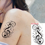 Lianfudai New Waterproof Temporary Tattoo Sticker Body Makeup Flame Finger Tattoos Smiley Black Square Rose Flower Art Flash Fake