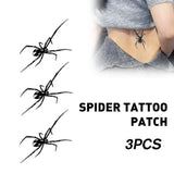 Lianfudai Spider Pattern Temporary Tattoos for Women Arm Sexy Waterproof Tattoo Stickers Cute Art Lasting Cartoon Y2K Fake Tattoo