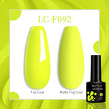 Lianfudai 7ML Aurora Top Coat Sparking Gel Nail Polish Semi Permanent UV Gel 2 In 1 Function Top Coat UV LED Nail Art Gel Varnish