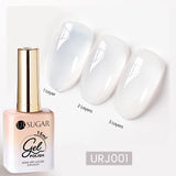 Lianfudai 15ml White Cat Magnetic Gel Super Bright Gorgeous Glitter Nail Polish Galactic Effect Moonlight Magnetic Gel Varnish