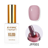 15ml Jelly Nude Color Gel Nail Gel Polish Clear Pink Semi-transparent French Gel Varnish Soak Off UV LED Nail Gel