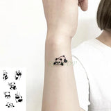 Lianfudai Waterproof Temporary Tattoo Sticker Cat Fox Animal Fake Tatto Flash Tatoo Neck Hand Back Foot Shoulder for Kids Women Men