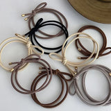 Lianfudai 3PC Minimalist and Versatile Good High Elasticity Hair Ties for Women Girls Ponytail Holder Hair Rings Rope Accessories