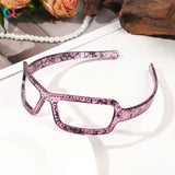 Lianfudai Creativity Glasses Headband Personalized PC Hair Band For Washing Face And Binding Hair Anti-slip Hair Accessories