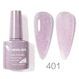 Lianfudai Venalisa Nail Gel Polish Jelly Color HEMA FREE Nude Pink Semi Permanent Soak Off UVLED Gel Nail Polish Sparkle Gel Varnish