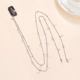 Lianfudai Braided Hair Accessories Moon Star Gold Silver DIY Hair Ornaments For Braids Charms Chain Hairpins Women Tie Hair Headwear