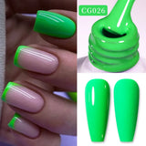 Lianfudai Sweet Spring Summer Color Gel Nail Polish 10ml Light Pink Green Yellow Long Lasting Varnis Semi Permanent For Nails