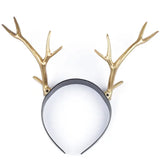 Lianfudai 1pc Christmas Headband Christmas Antler Hair Hoop Deer Reindeer Antlers Hair Bands Christmas Hair Hoop Party Cosplay Costume