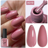 Lianfudai 7ml Metallic Gel Nail Polish Red Chrome Effect Soak Off UV Gel Varnish Semi Permanent Nail Art Manicure Base Top Coat